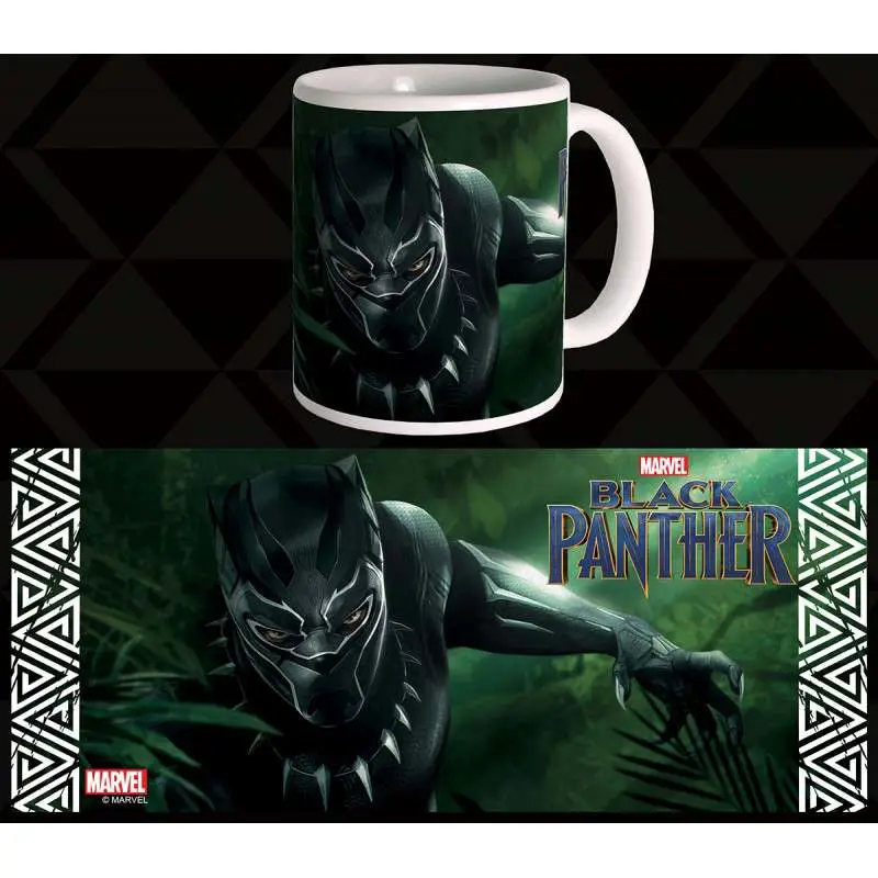 Mug black panther jungle